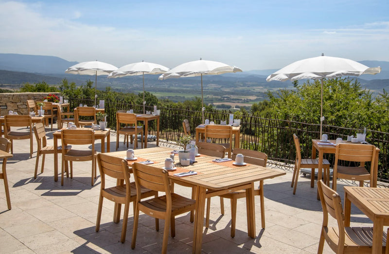 Load image into Gallery viewer, LODGE Teak Outdoor Chair - Custom Wood Designs LODGE Teak Outdoor Chair made from [material] –  [use_case] | Custom Wood Designs
