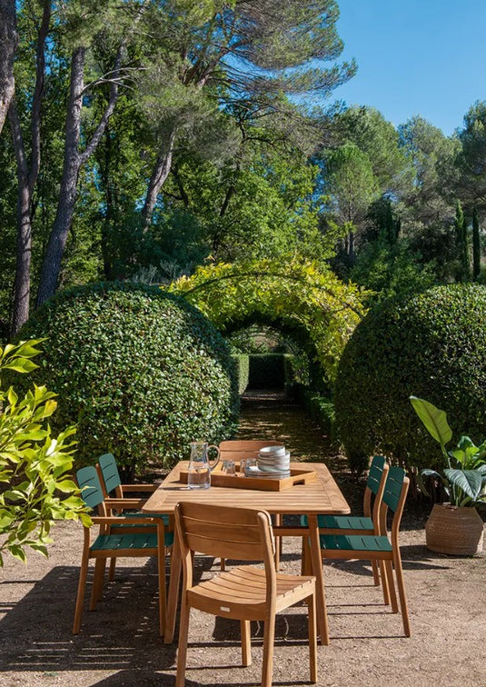 LODGE Teak Outdoor Chair - Custom Wood Designs LODGE Teak Outdoor Chair made from [material] –  [use_case] | Custom Wood Designs