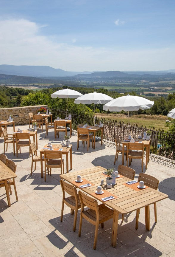 Load image into Gallery viewer, LODGE Teak Outdoor Chair - Custom Wood Designs LODGE Teak Outdoor Chair made from [material] –  [use_case] | Custom Wood Designs
