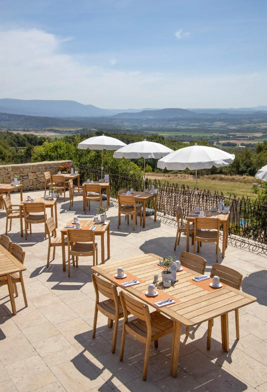 LODGE Teak Outdoor Chair - Custom Wood Designs LODGE Teak Outdoor Chair made from [material] –  [use_case] | Custom Wood Designs