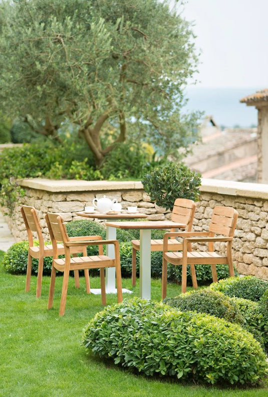 LODGE Teak Outdoor Chair - Custom Wood Designs LODGE Teak Outdoor Chair made from [material] –  [use_case] | Custom Wood Designs