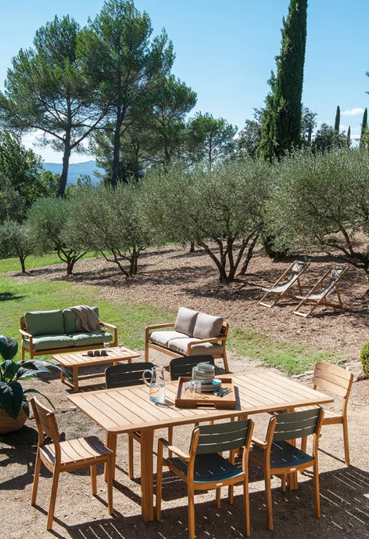 LODGE Teak Outdoor Chair - Custom Wood Designs LODGE Teak Outdoor Chair made from [material] –  [use_case] | Custom Wood Designs