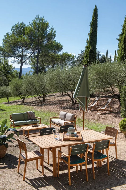 LODGE Teak Outdoor Chair - Custom Wood Designs LODGE Teak Outdoor Chair made from [material] –  [use_case] | Custom Wood Designs