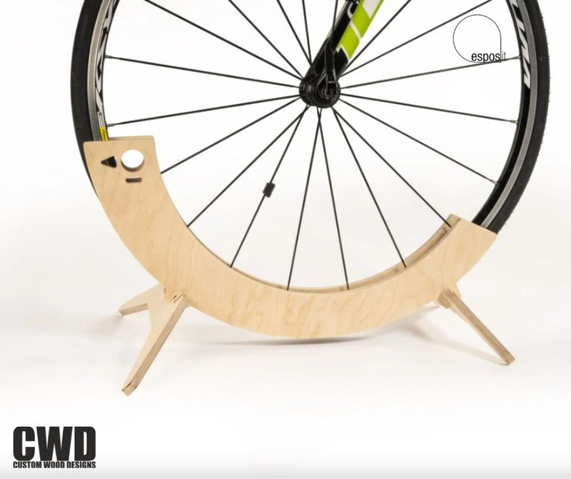 Load image into Gallery viewer, TORI Adjustable Bike Rack - Custom Wood Designs
