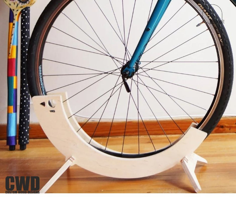 Load image into Gallery viewer, TORI Adjustable Bike Rack - Custom Wood Designs
