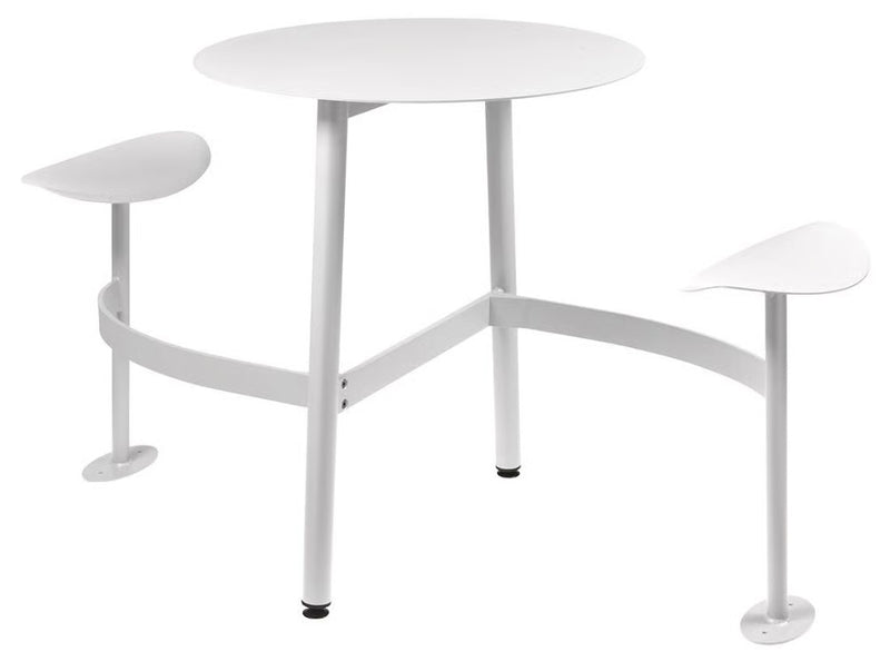 Load image into Gallery viewer, BOLDER 2-Seater Modular Round Outdoor Table with Integrated Seating - Custom Wood Designs BOLDER 2-Seater Modular Round Outdoor Table with Integrated Seating made from [material] –  [use_case] | Custom Wood Designs
