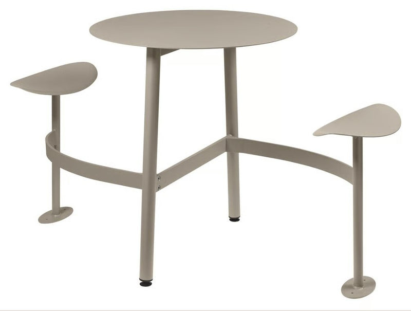 Load image into Gallery viewer, BOLDER 2-Seater Modular Round Outdoor Table with Integrated Seating - Custom Wood Designs BOLDER 2-Seater Modular Round Outdoor Table with Integrated Seating made from [material] –  [use_case] | Custom Wood Designs
