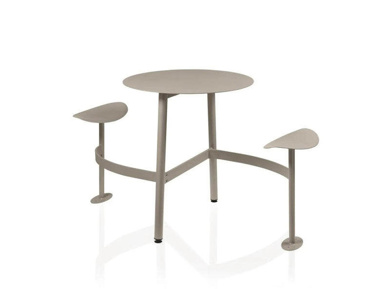 Load image into Gallery viewer, BOLDER 2-Seater Modular Round Outdoor Table with Integrated Seating - Custom Wood Designs BOLDER 2-Seater Modular Round Outdoor Table with Integrated Seating made from [material] –  [use_case] | Custom Wood Designs
