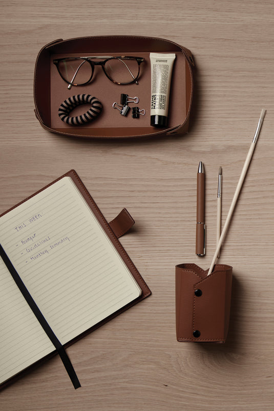 Timo PU RCS RPET pen holder - Custom Wood Designs