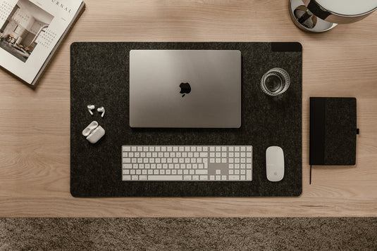 VINGA Albon GRS recycled felt desk pad - Custom Wood Designs
