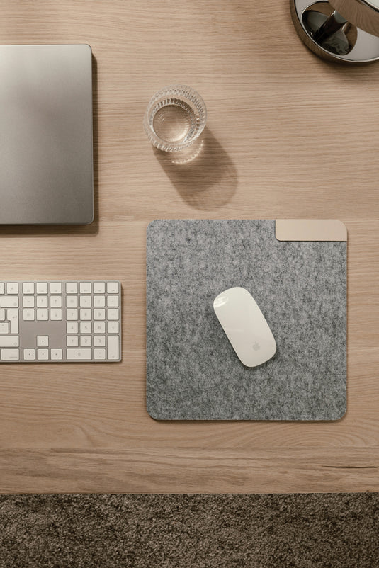 VINGA Albon GRS recycled felt mouse pad - Custom Wood Designs
