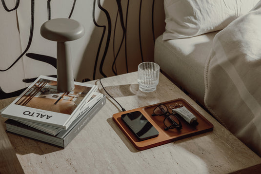 VINGA Timo RCS desk charger and accessory tray - Custom Wood Designs VINGA Timo RCS desk charger and accessory tray made from [material] –  [use_case] | Custom Wood Designs