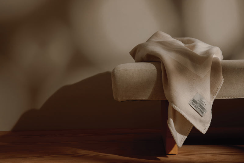 Load image into Gallery viewer, VINGA Monogram GRS blanket - Custom Wood Designs VINGA Monogram GRS blanket made from [material] –  [use_case] | Custom Wood Designs
