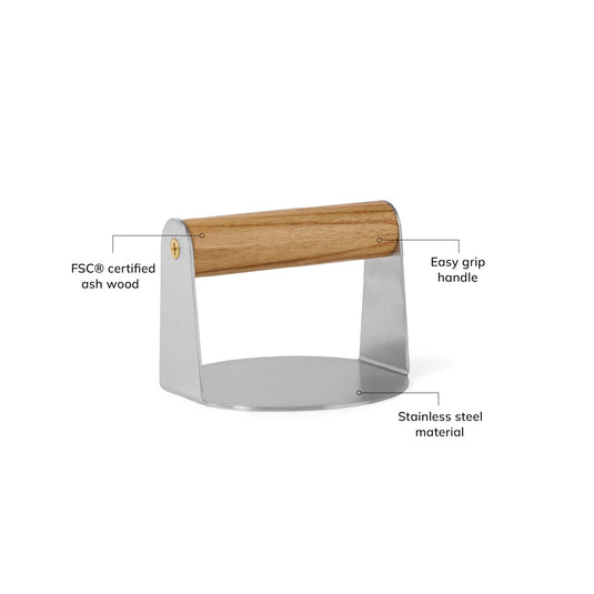 VINGA Paso smash burger press - Custom Wood Designs