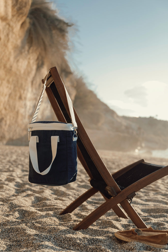 Load image into Gallery viewer, Volonn recycled canvas cooler tote bag - Custom Wood Designs
