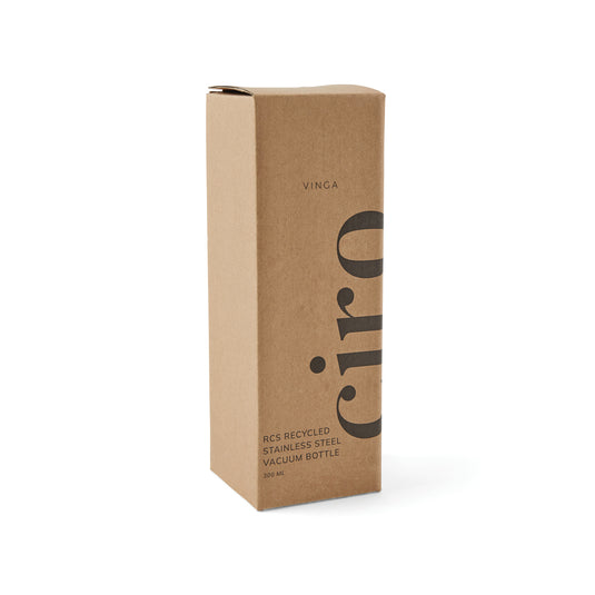 VINGA Ciro RCS recycled vacuum bottle 300ml - Custom Wood Designs