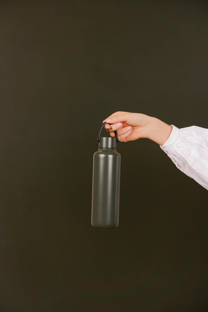 Load image into Gallery viewer, VINGA Baltimore RCS recycled SS bottle 600 ML - Custom Wood Designs
