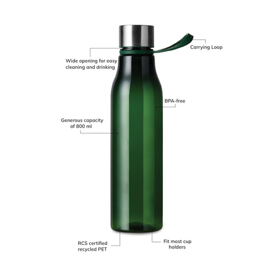 Lean RCS RPET waterbottle 800 ML - Custom Wood Designs