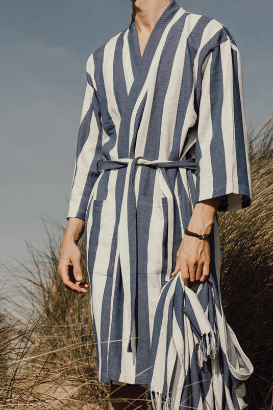 Ornos GRS recycled cotton hammam towel - Custom Wood Designs