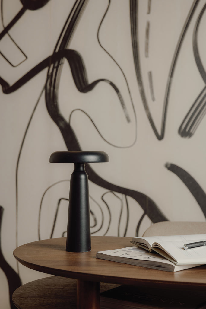 Load image into Gallery viewer, VINGA Avery RCS table lamp - Custom Wood Designs VINGA Avery RCS table lamp made from [material] –  [use_case] | Custom Wood Designs
