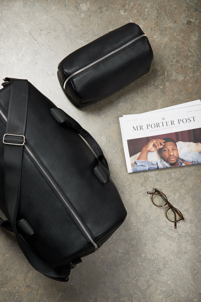 Load image into Gallery viewer, Bermon RCS recycled PU weekend bag - Custom Wood Designs
