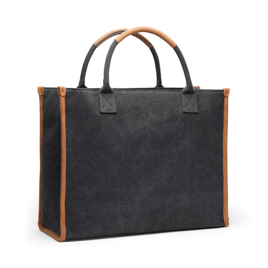 Bosler RCS recycled canvas office tote - Custom Wood Designs
