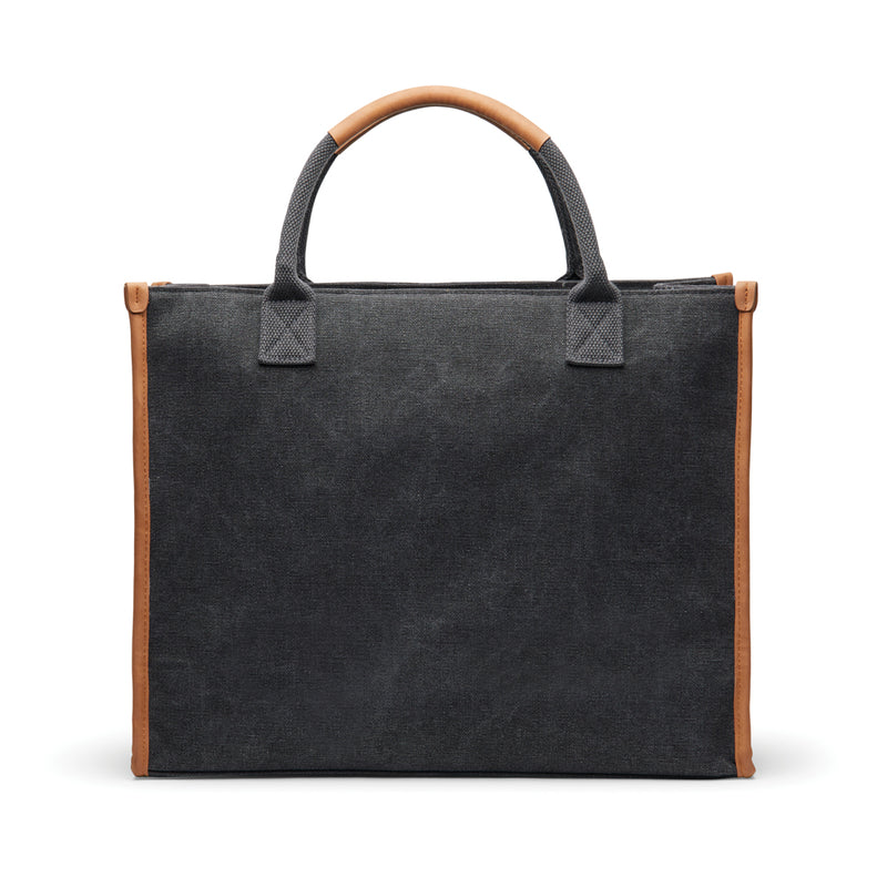 Load image into Gallery viewer, Bosler RCS recycled canvas office tote - Custom Wood Designs

