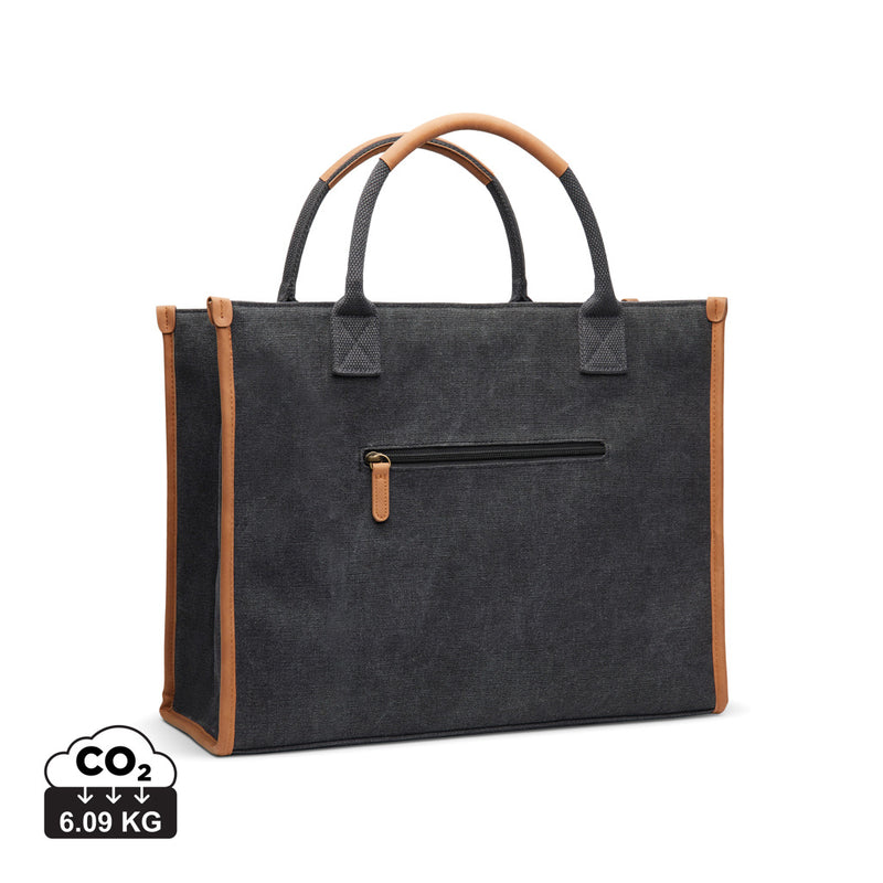 Load image into Gallery viewer, Bosler RCS recycled canvas office tote - Custom Wood Designs
