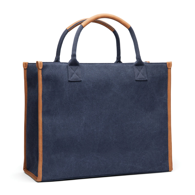 Load image into Gallery viewer, Bosler RCS recycled canvas office tote - Custom Wood Designs
