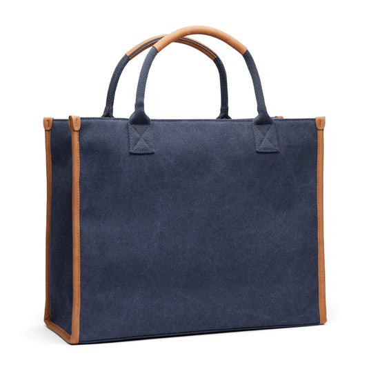 Bosler RCS recycled canvas office tote - Custom Wood Designs