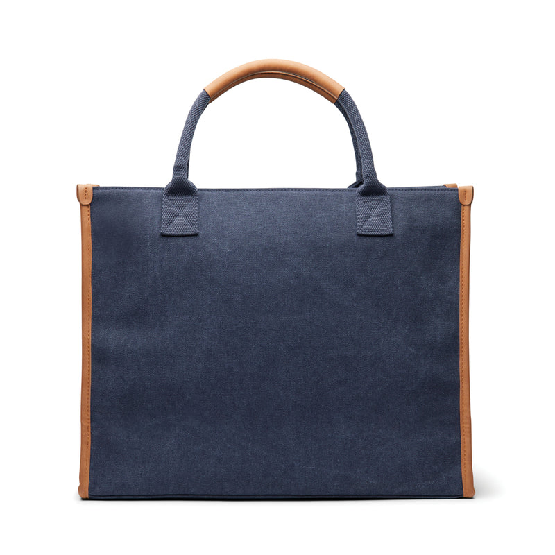 Load image into Gallery viewer, Bosler RCS recycled canvas office tote - Custom Wood Designs

