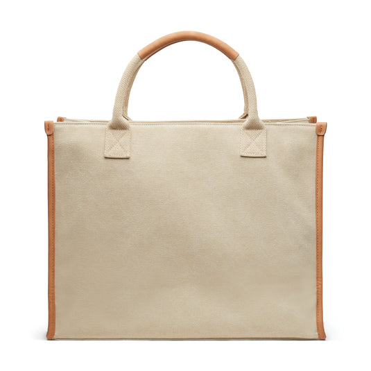 Bosler RCS recycled canvas office tote - Custom Wood Designs