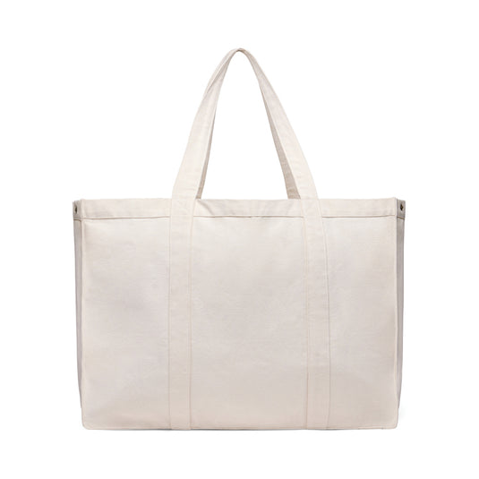 Hil AWARE™ recycled canvas maxi tote bag - Custom Wood Designs