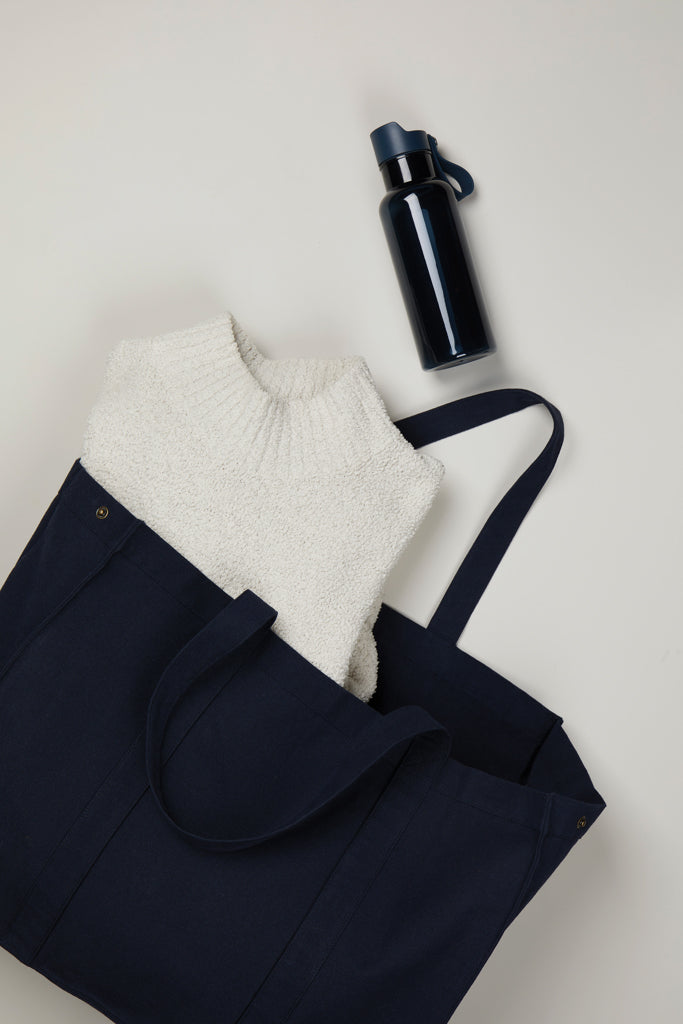 Load image into Gallery viewer, Hil AWARE™ recycled canvas maxi tote bag - Custom Wood Designs
