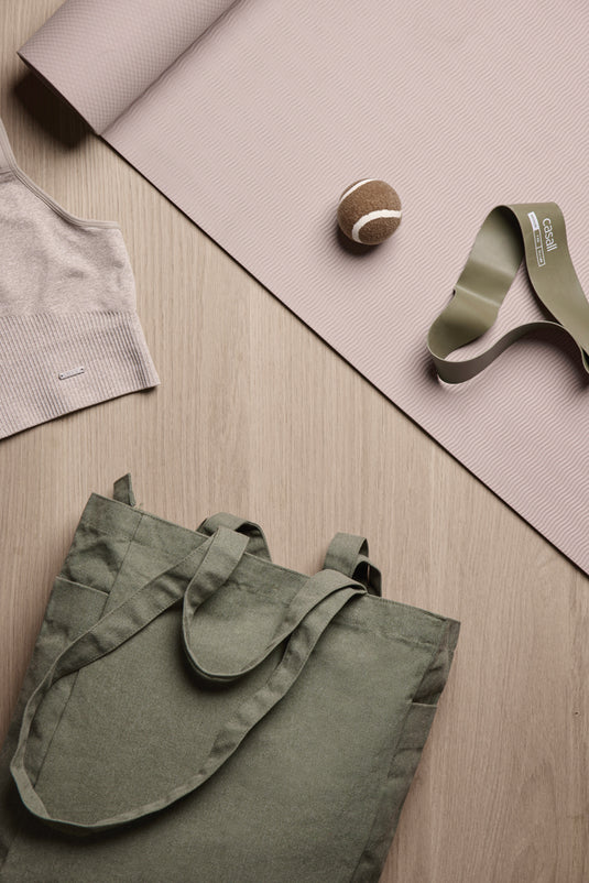 Hil AWARE™ recycled canvas tote bag - Custom Wood Designs