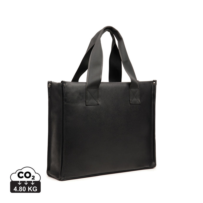 Bermon RCS recycled PU tote bag - Custom Wood Designs