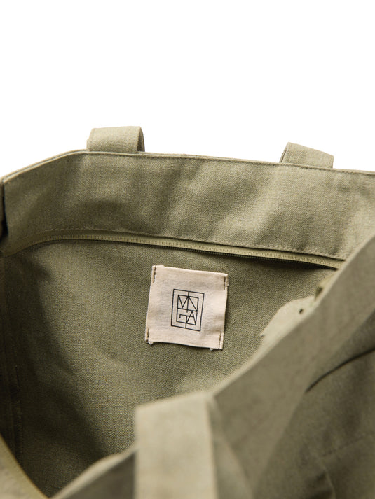 Hil AWARE™ recycled canvas zip tote - Custom Wood Designs