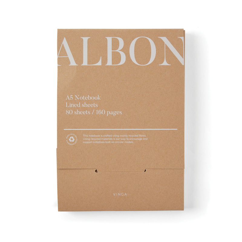 Load image into Gallery viewer, Albon GRS recycled felt notebook - Custom Wood Designs

