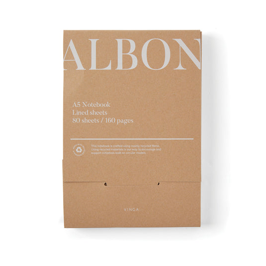 Albon GRS recycled felt notebook - Custom Wood Designs