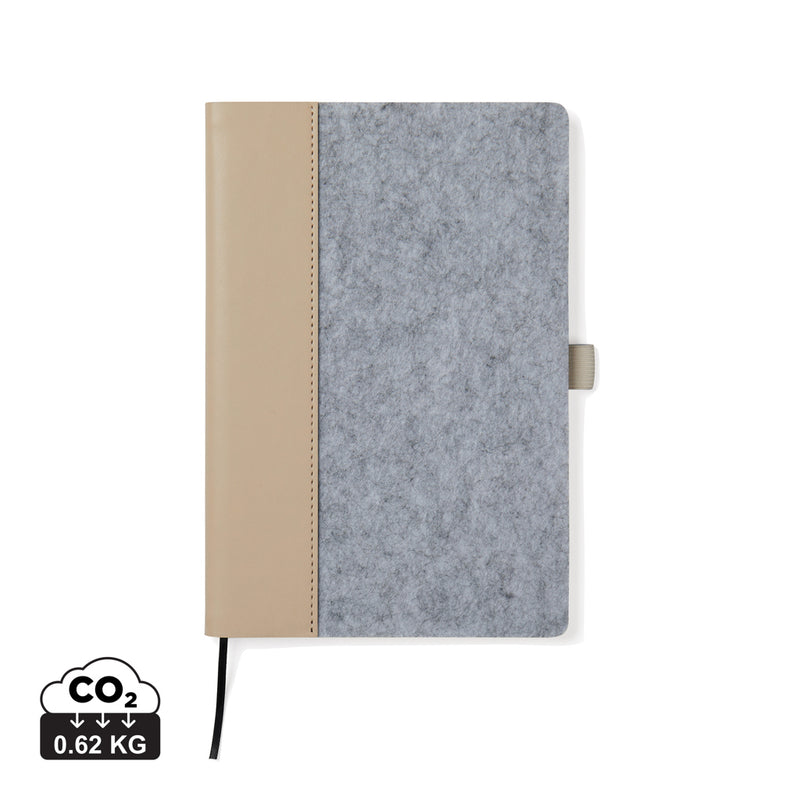 Load image into Gallery viewer, Albon GRS recycled felt notebook - Custom Wood Designs
