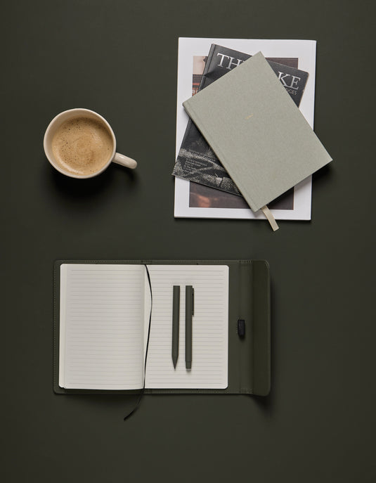 Baltimore GRS certified paper & PU notebook - Custom Wood Designs