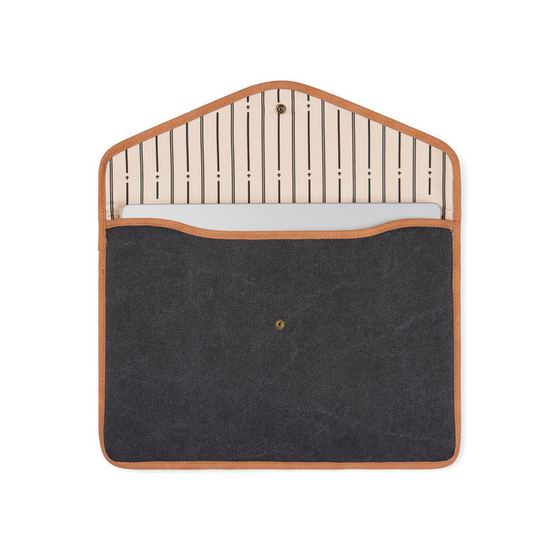 Load image into Gallery viewer, Bosle GRS recycled canvas 14&quot; laptop sleeve - Custom Wood Designs
