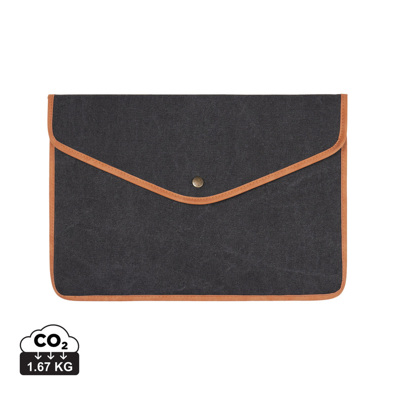 Load image into Gallery viewer, Bosle GRS recycled canvas 14&quot; laptop sleeve - Custom Wood Designs
