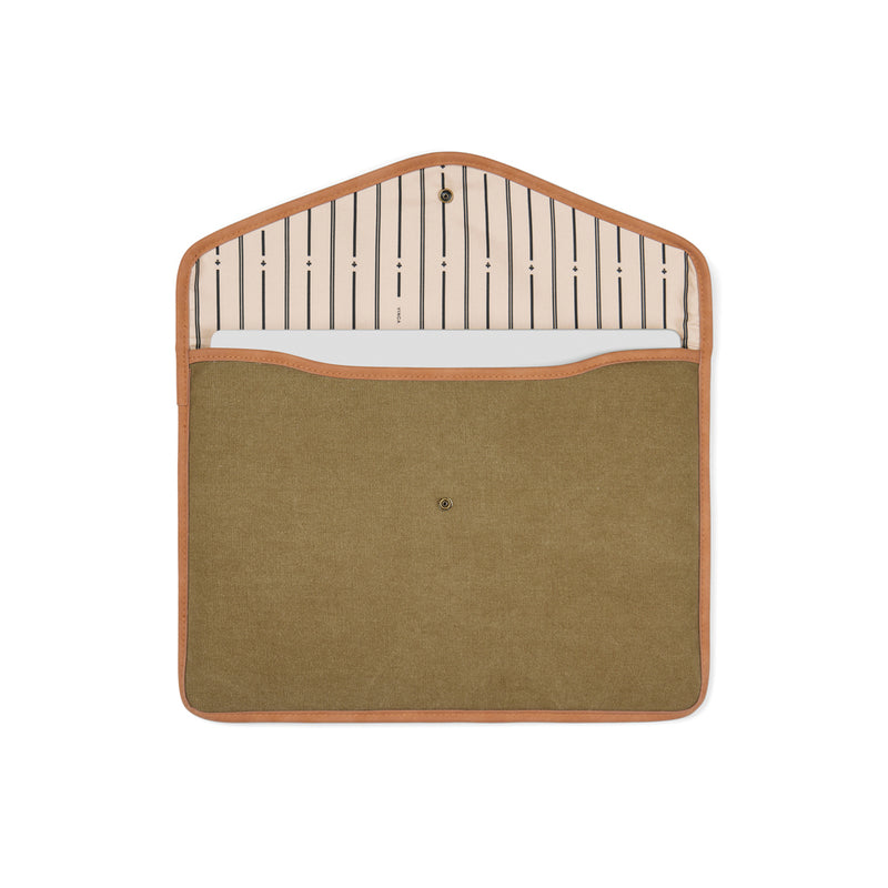 Load image into Gallery viewer, Bosle GRS recycled canvas 14&quot; laptop sleeve - Custom Wood Designs
