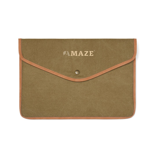 Bosle GRS recycled canvas 14" laptop sleeve - Custom Wood Designs