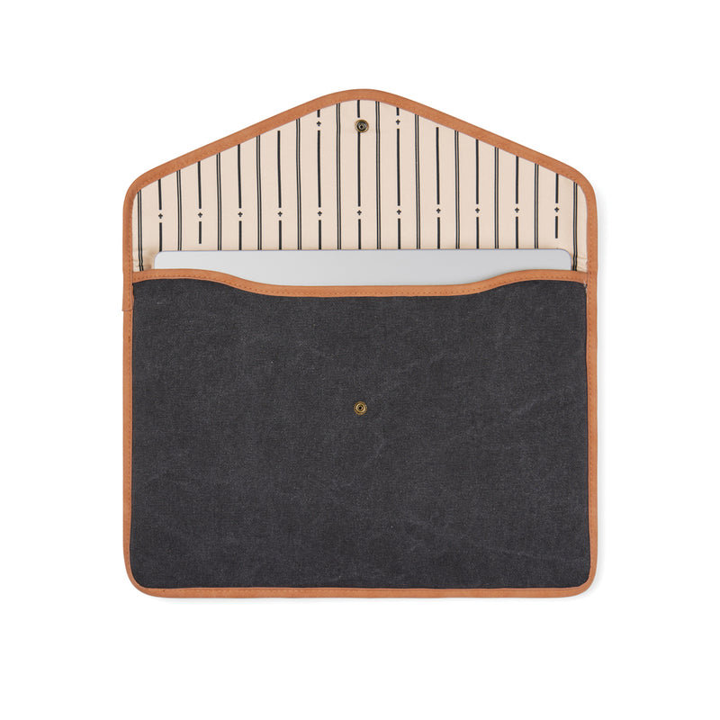 Load image into Gallery viewer, Bosle GRS recycled canvas 16&quot; laptop sleeve - Custom Wood Designs
