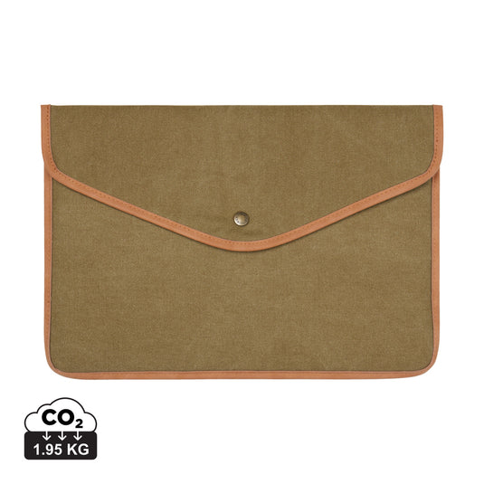 Bosle GRS recycled canvas 16" laptop sleeve - Custom Wood Designs