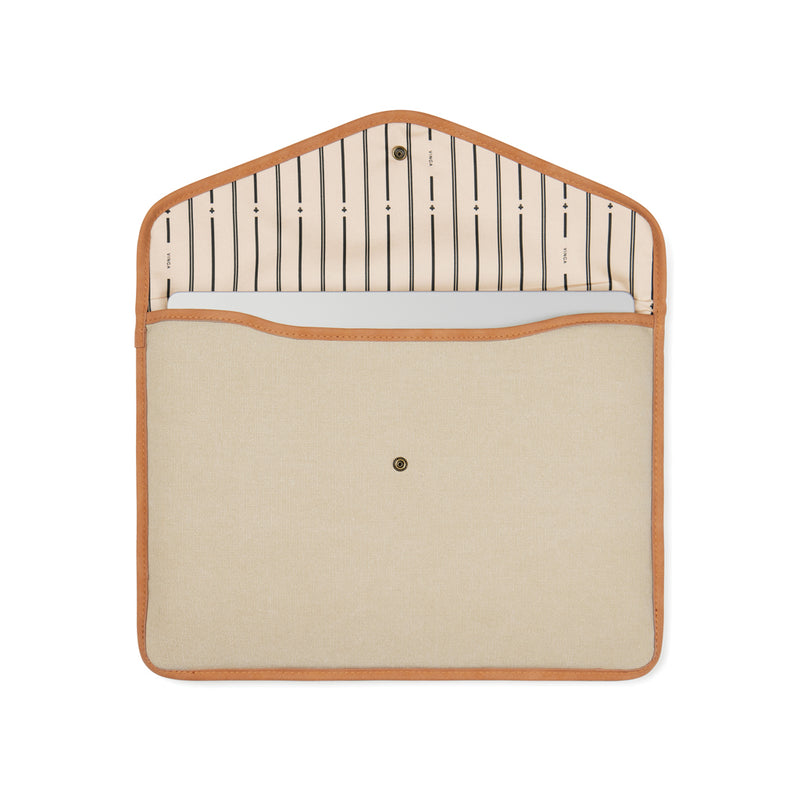 Load image into Gallery viewer, Bosle GRS recycled canvas 16&quot; laptop sleeve - Custom Wood Designs
