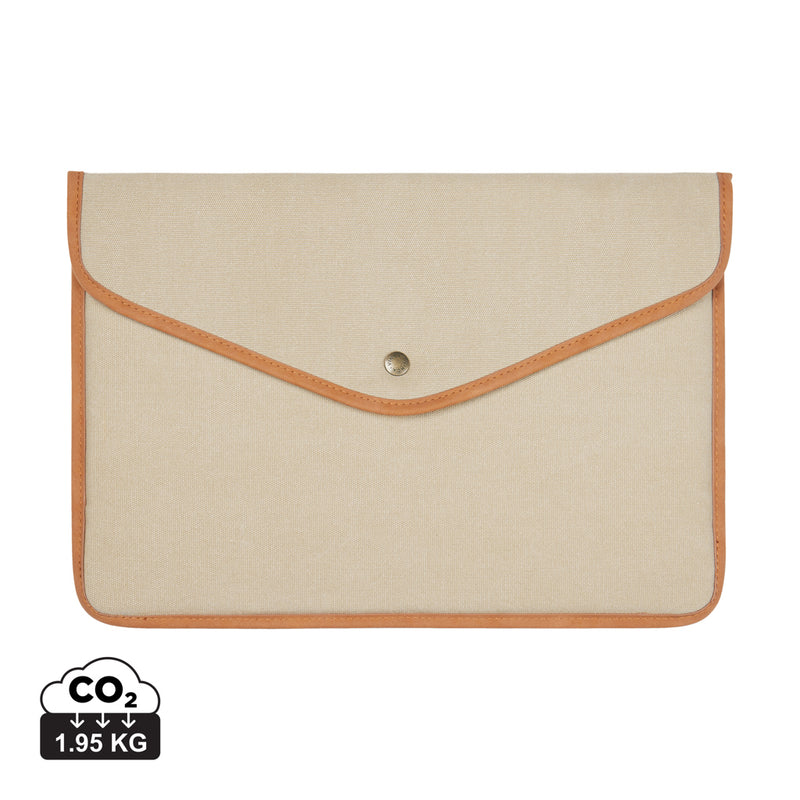 Load image into Gallery viewer, Bosle GRS recycled canvas 16&quot; laptop sleeve - Custom Wood Designs
