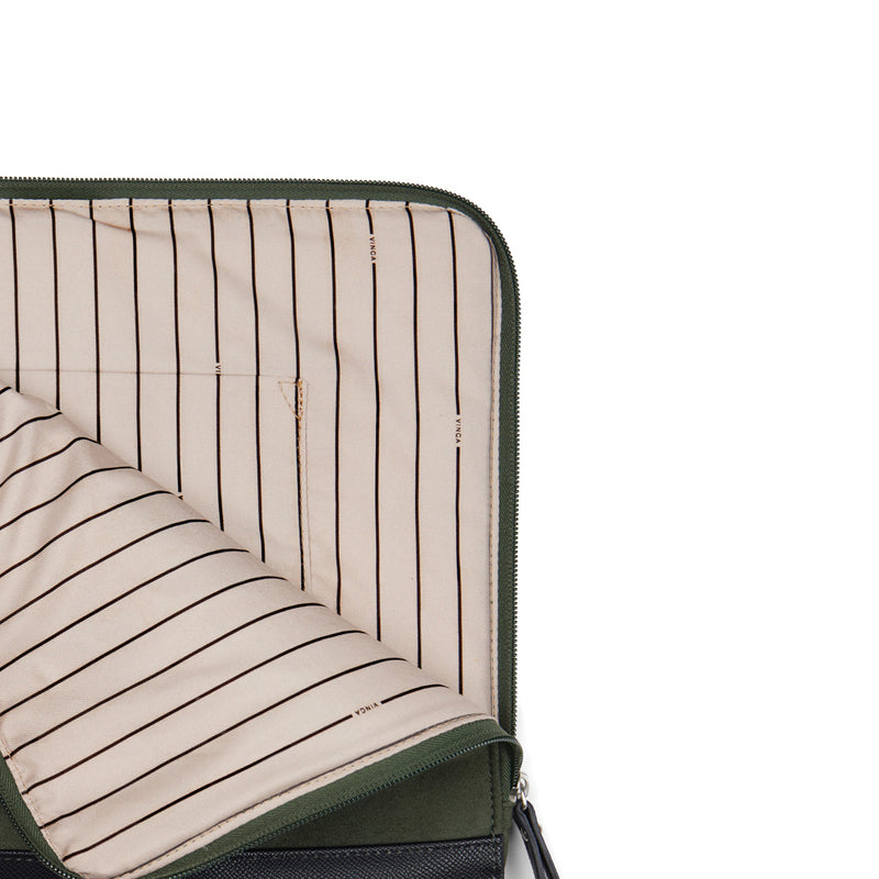 Load image into Gallery viewer, Marlo RCS recycled polyester 16&quot; laptop sleeve - Custom Wood Designs
